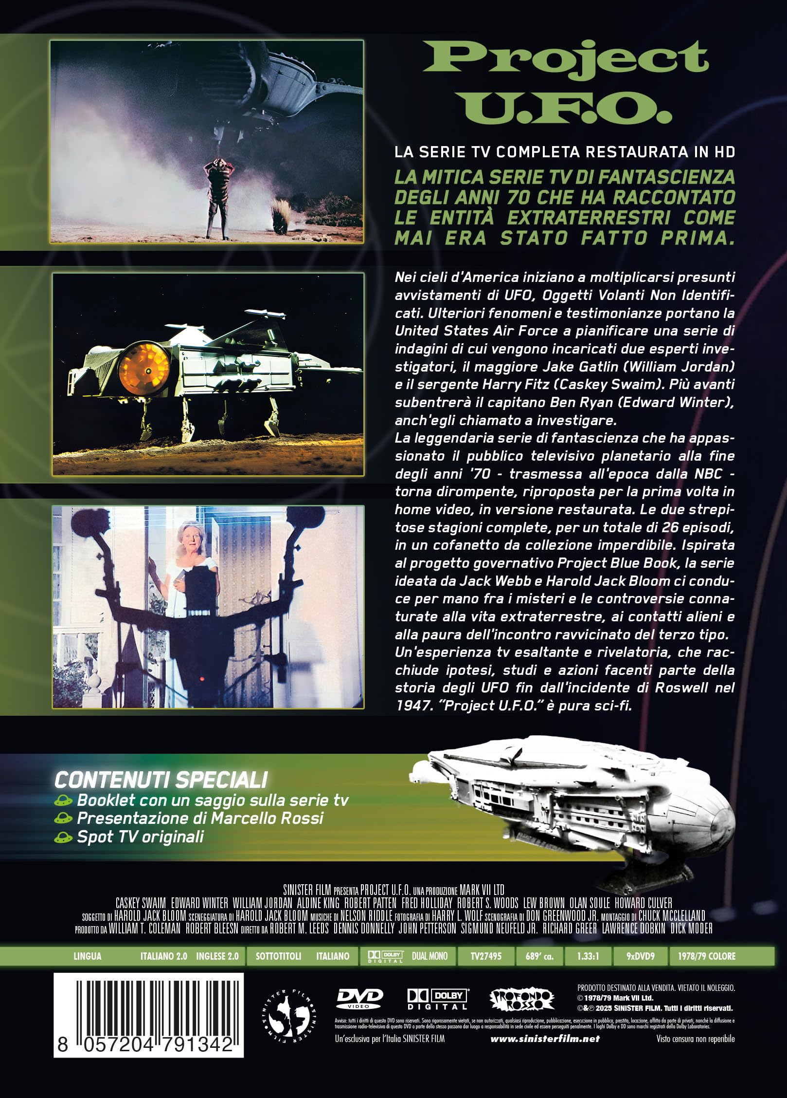 Project U.F.O. - La Serie Tv Completa - 9 Dvd