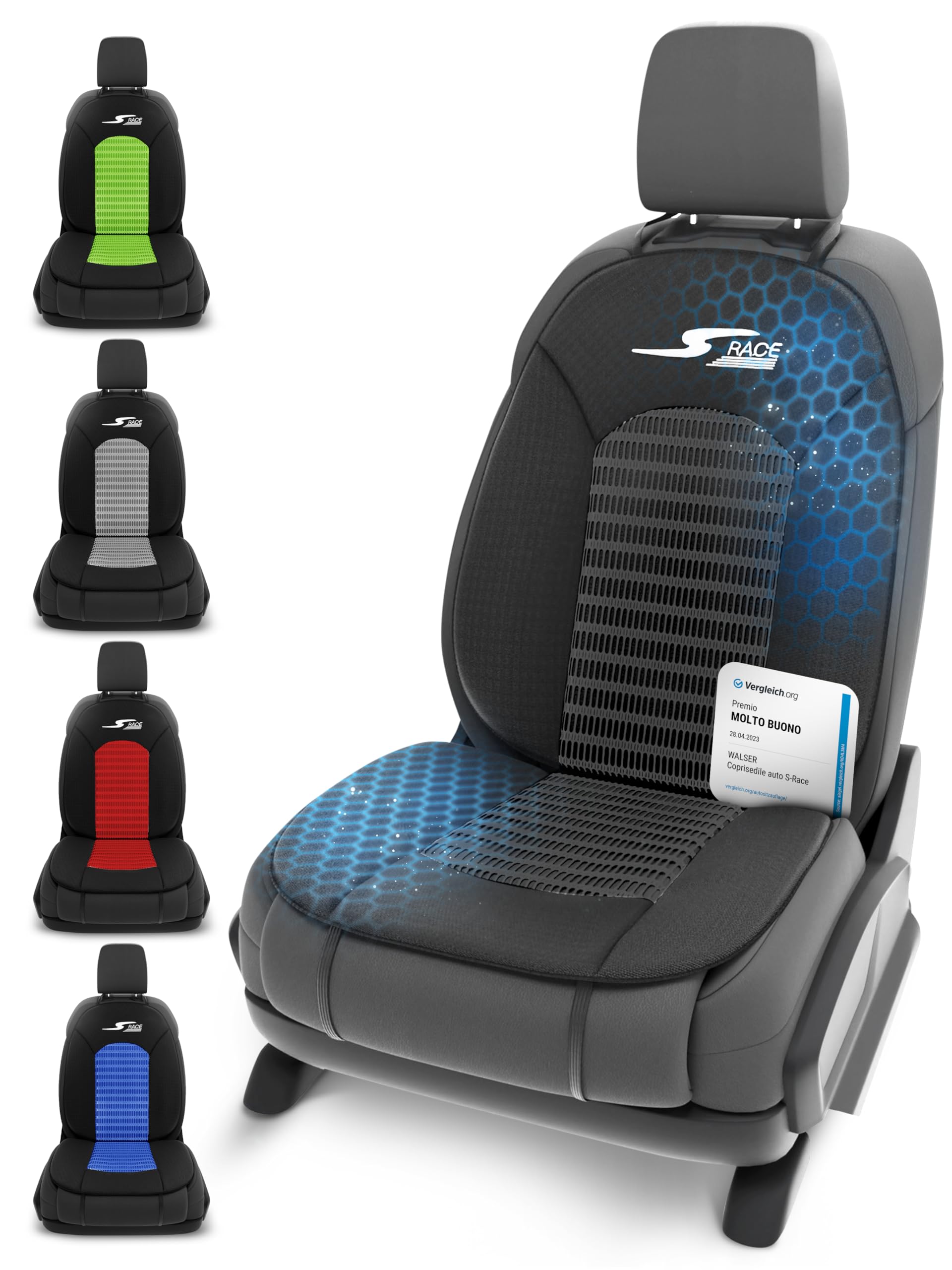WALSER Set completo di coprisedili auto con cerniera, ZIPP-IT premium WALSER Set completo di coprisedili auto con cerniera, ZIPP-IT premium