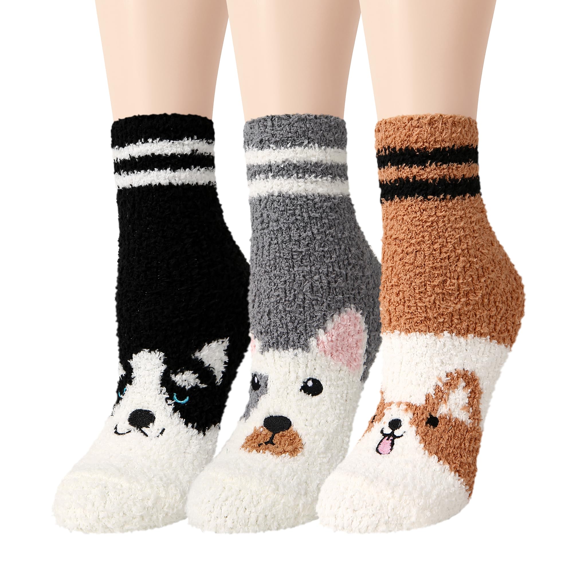 Benefeet Sox Womens Fuzzy Socks Girls Cute Slipper Sock Funny Fluffy Winter Warm Soft Cozy Plush Indoor Sleep Sock