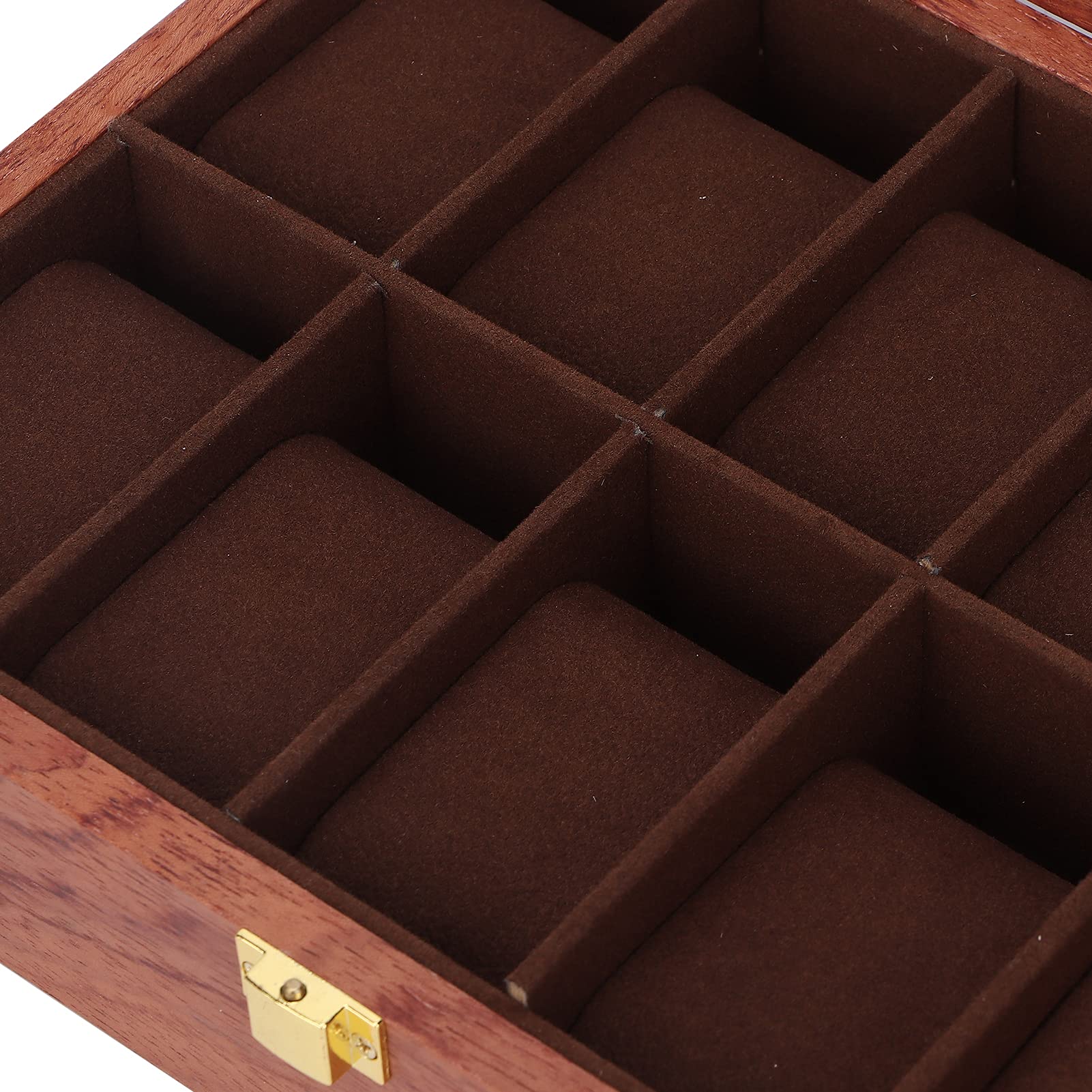 Caja de Almacenamiento de Relojes, Vitrina de joyería de Madera, Caja de visualización de Relojes, Caja de Reloj para Viajes de Negocios, Hotel, hogar, Oficina