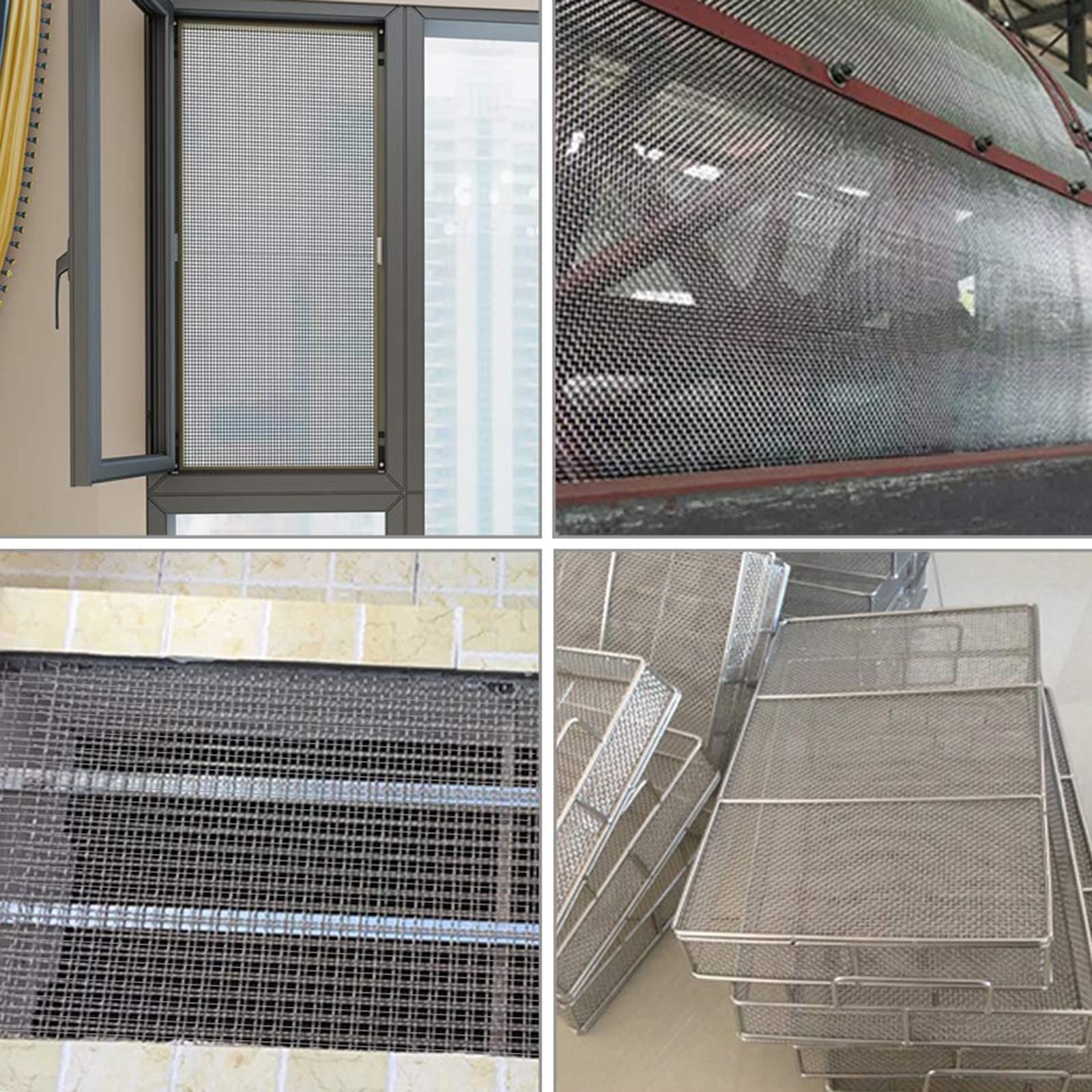 LFFH 304 Stainless Steel Mesh Screen, 19 Mesh Woven Vent Mesh Wire Diameter  0.13Mm Hole 1Mm Hard and Heat Resisting Screen Mesh,Silver,19mesh -  Amazon.com