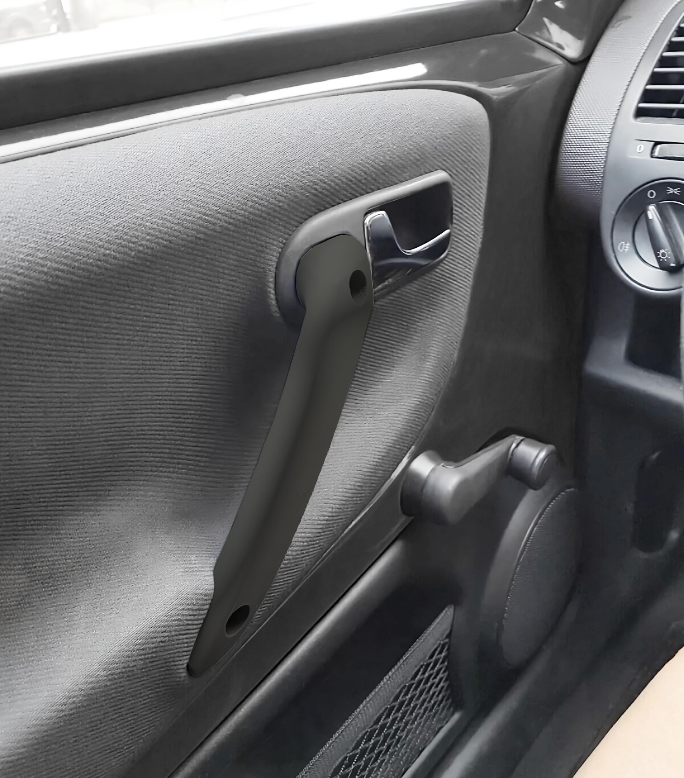 Maniglie Interne Compatibile con Volkwagen Lupo e Seat Arosa – Ricambio di Qualità, Rinforzate Maniglia Conducente, Passeggero e Cappucci, Design Originale e Installazione Facile