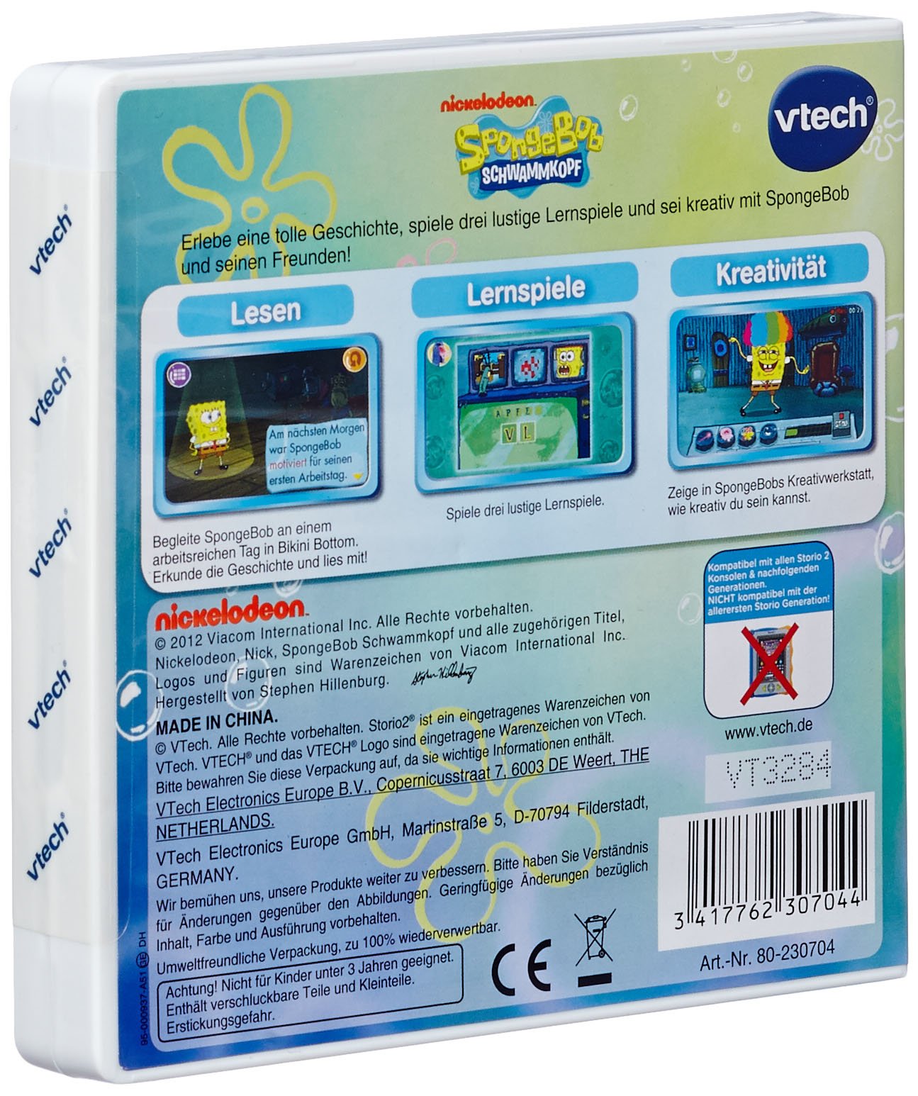 VTech 80-230704 - Storio 2 Lernspiel Spongebob