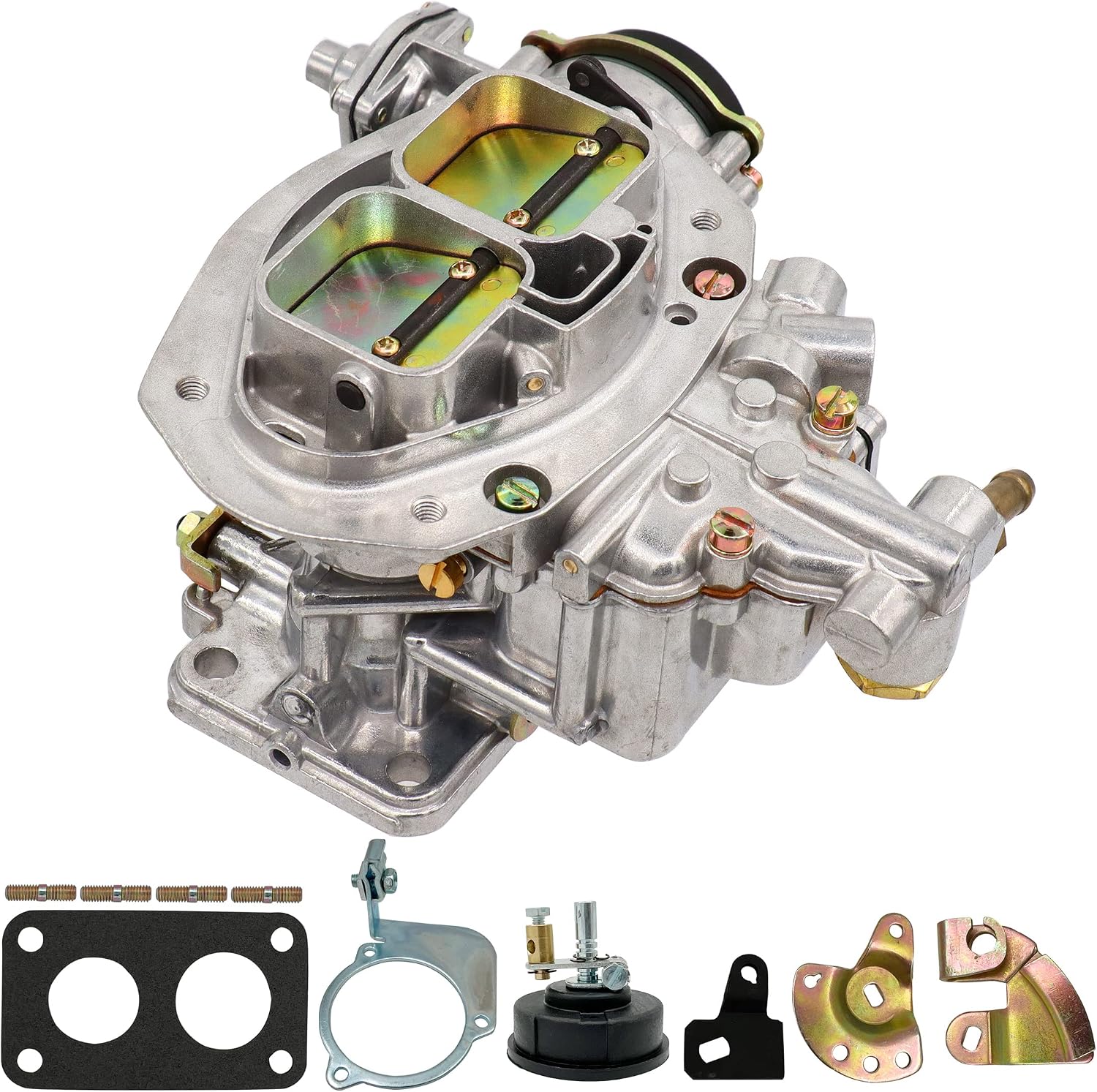 New 2 Barrel Carburetor for 32/36 DFEV, 32x36 Carb fits for Fiat 124/131 VW Bug Type 1 Caravan 1976-1983 Mazda B2600 Dodge Caravan Arrow Sedan Pickup 2.0L/2.6L Engine with Electrical Choke