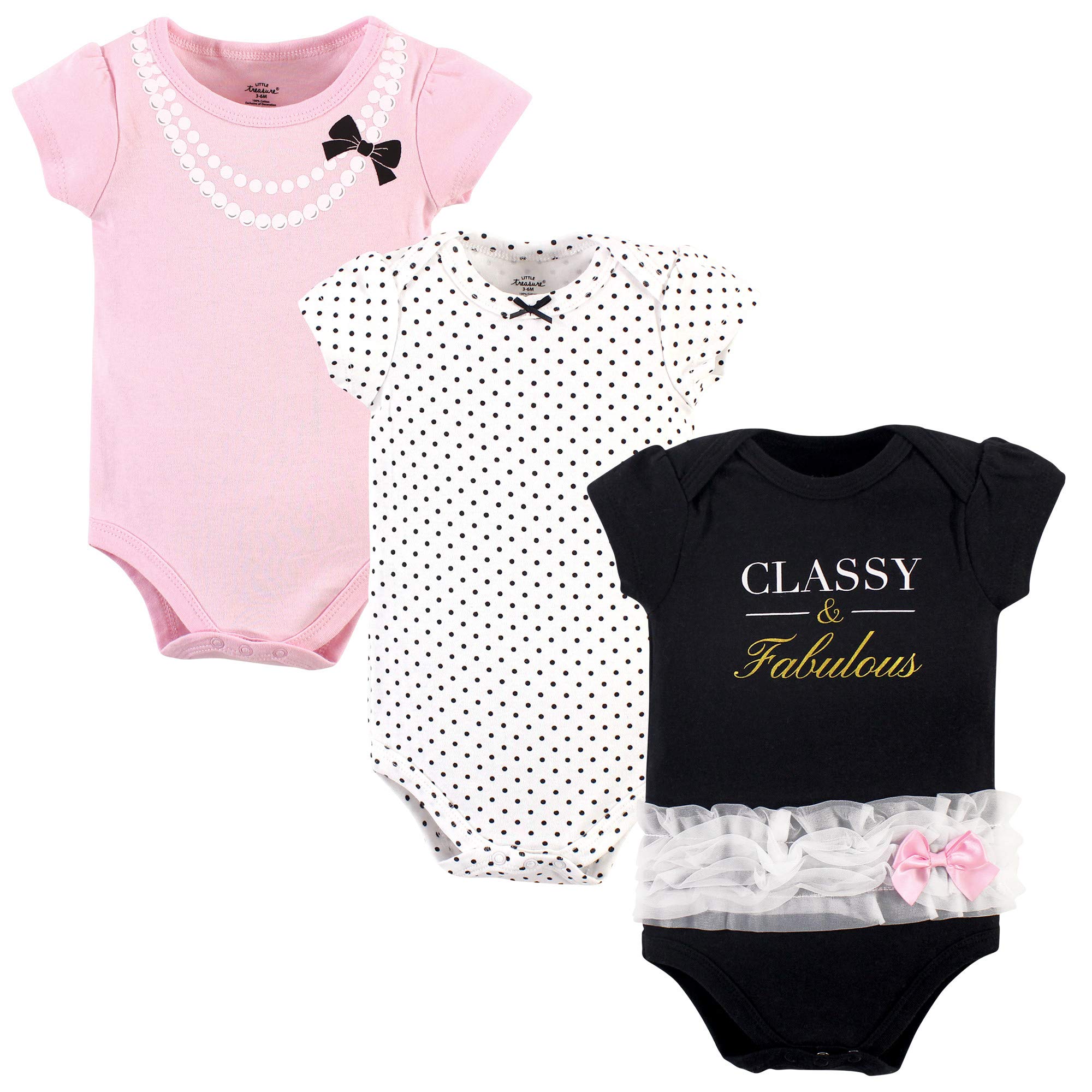 Little Treasure Unisex Baby Cotton Bodysuits