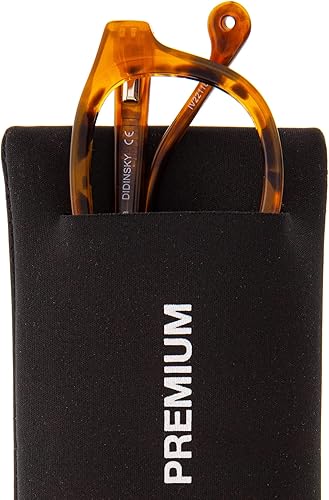 Miniatura 6 de Gafas de Lectura con Bloqueo de Luz Azul Unisex Lectores Monturas de Acetato, Patillas Flexibles y Lentes Antireflectantes - Havana +1.0 - DINATIONAL