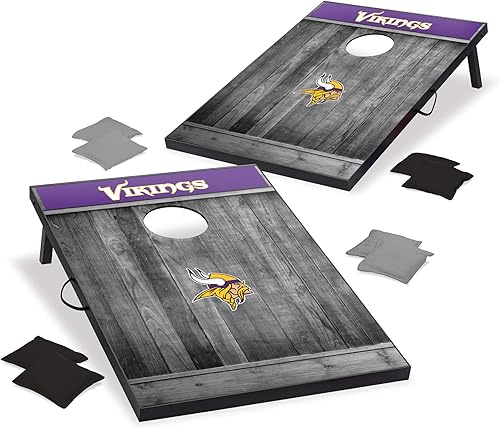 Vista 12 de Wild Sports Juego de Cornhole de madera MDF NFL de 2'x3