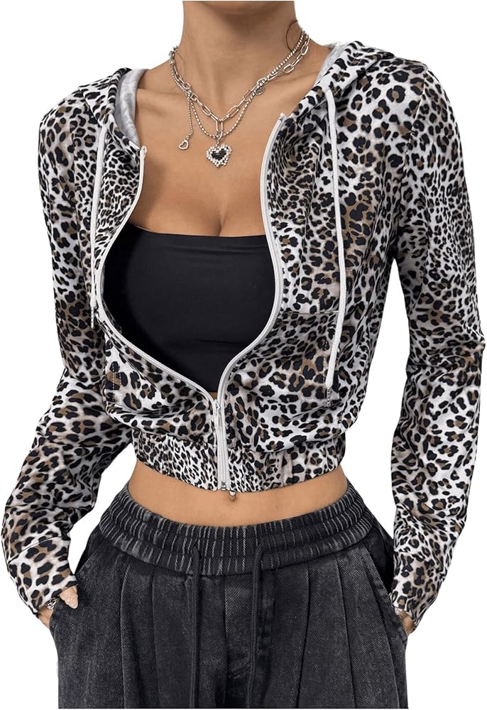 LEOPARD フード付き ストライプパーカー 42 Scff Leopard Zipper – Scuffers