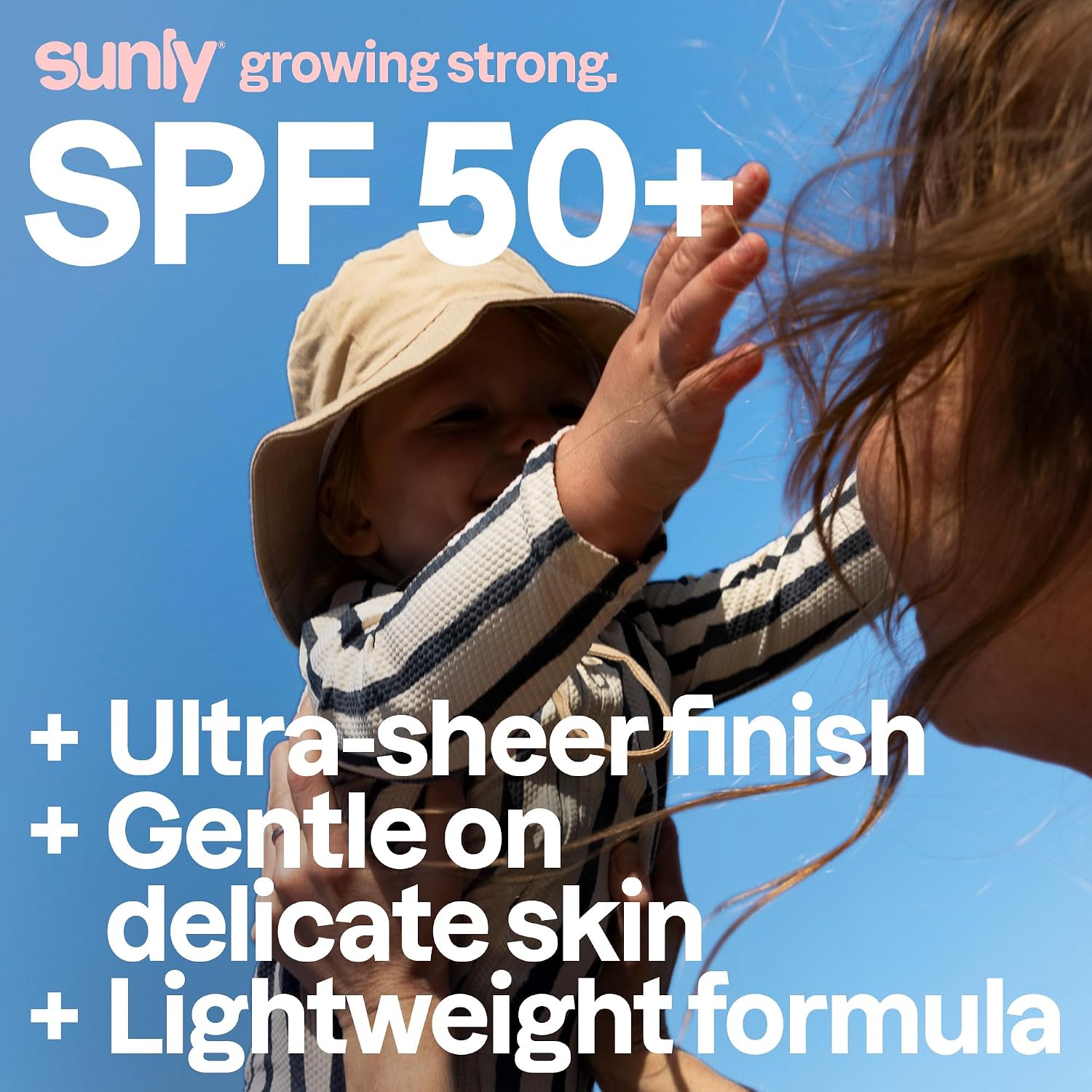 ATTITUDE Baby Mineral Sunscreen Lightweight Lotion SPF 50, Broad Spectrum Zinc Oxide, EWG Verified, Non-Nano, Water-Resistant, Non-Greasy for Face & Body, Unscented, 3 Oz