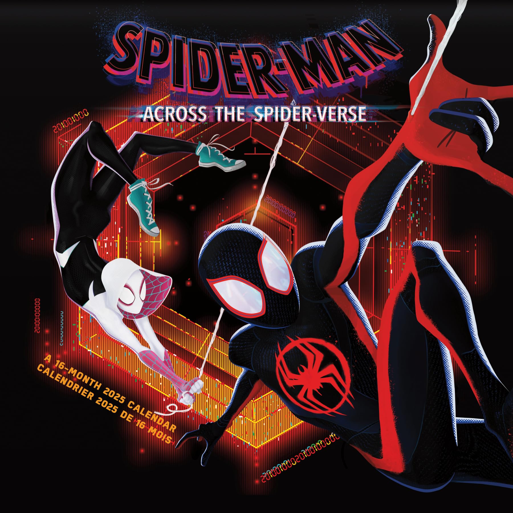 Calendario de pared 2025 Marvel Spider-Man: Beyond the Spider-Verse (francés bilingüe) (edición en inglés y francés)