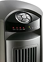 Vista 8 de Lasko Ventilador de torre oscilante con control remoto, ventiladores de piso silenciosos para dormitorio, 42 pulgadas, plateado T42951