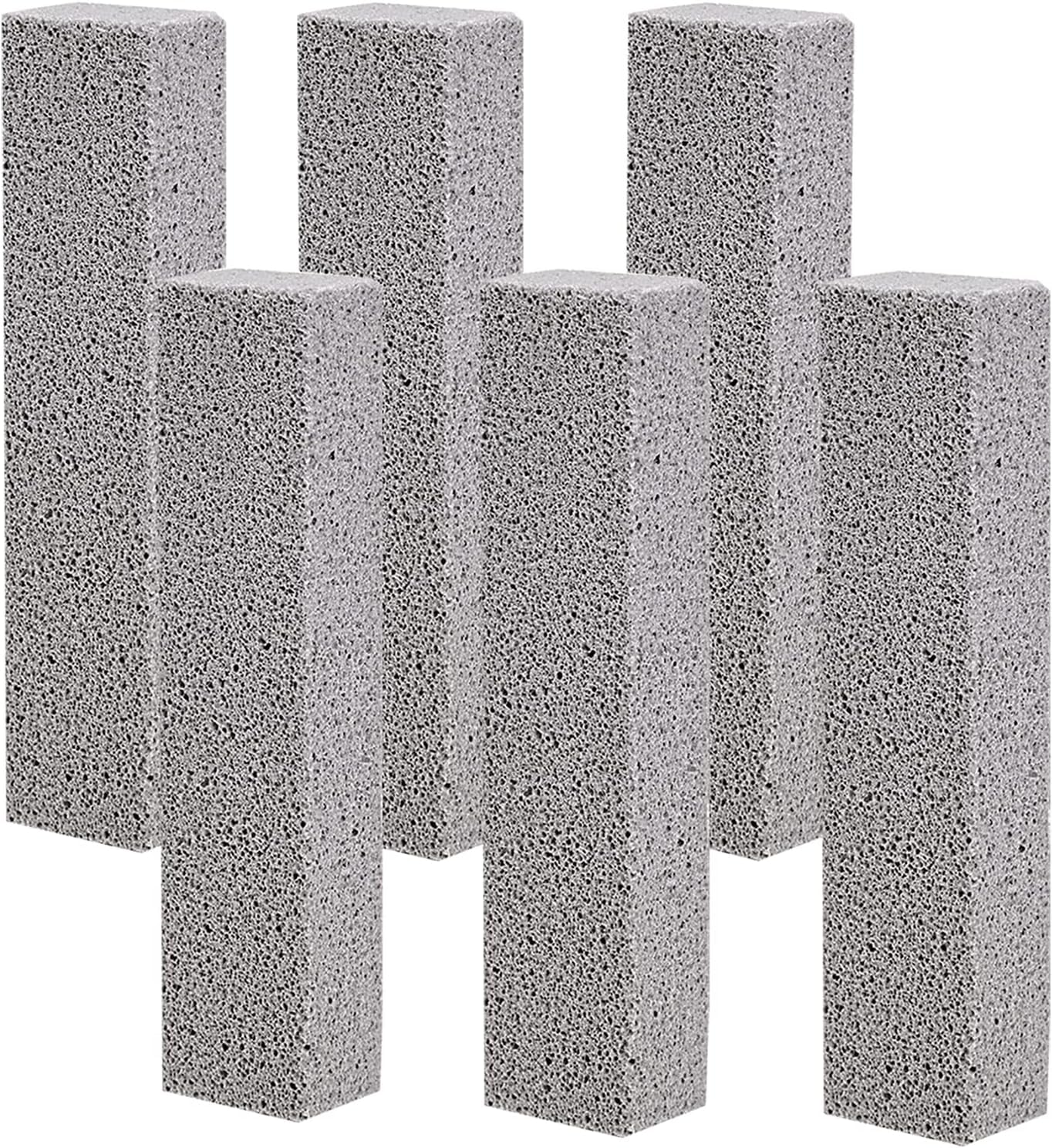 Finaxo® Cleaning Pumice Stone, Strong Cleaning Hard Water Ring, Gray Pumice Stick Cleaning, Suitable for Cleaning Toilets, Bathtubs, Kitchen Sinks, Swimming Pools, Home Cleaning (Pack of 1)