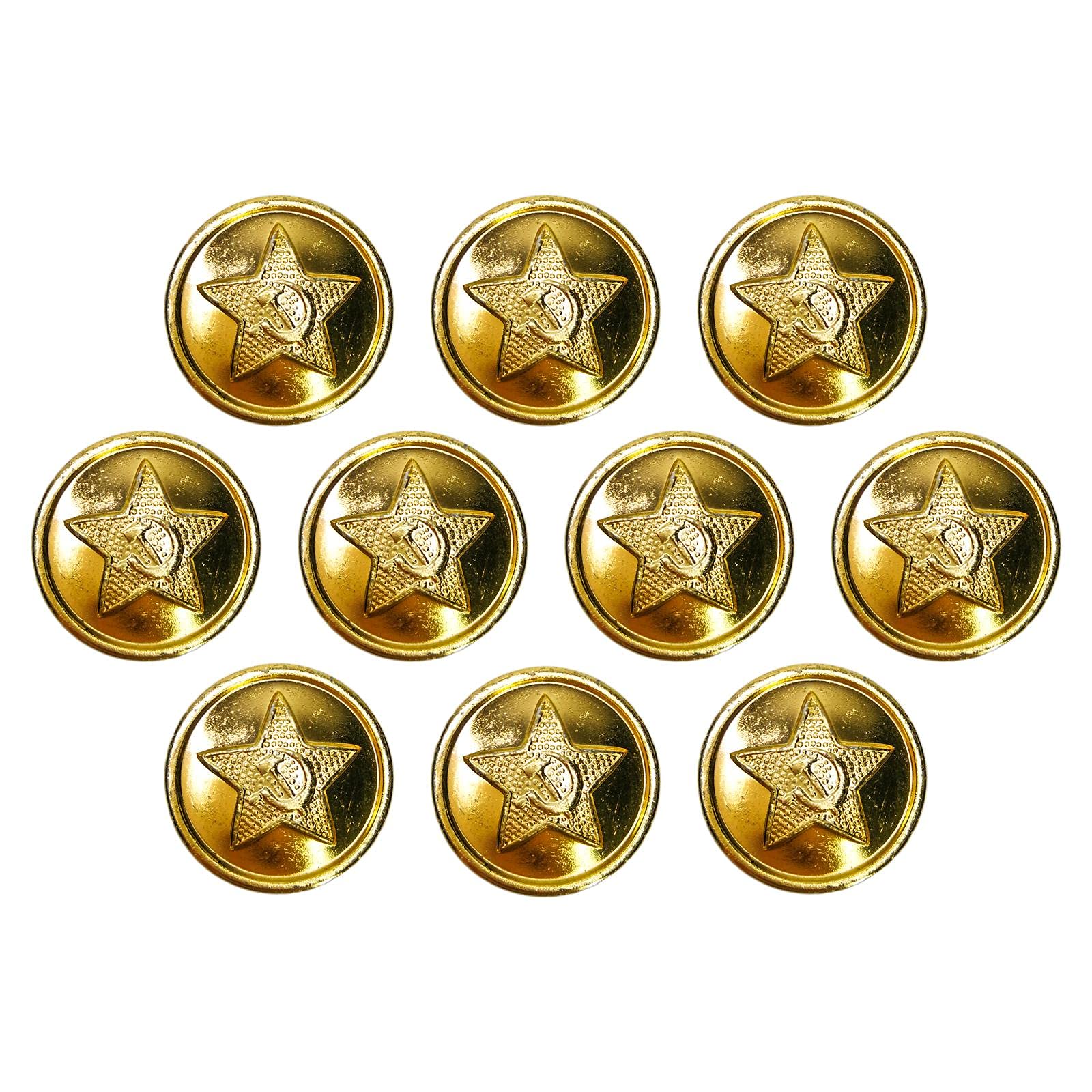 Boutons uniformes soviétiques russes 14 mm parfaits pour customiser vos vestes en jean
