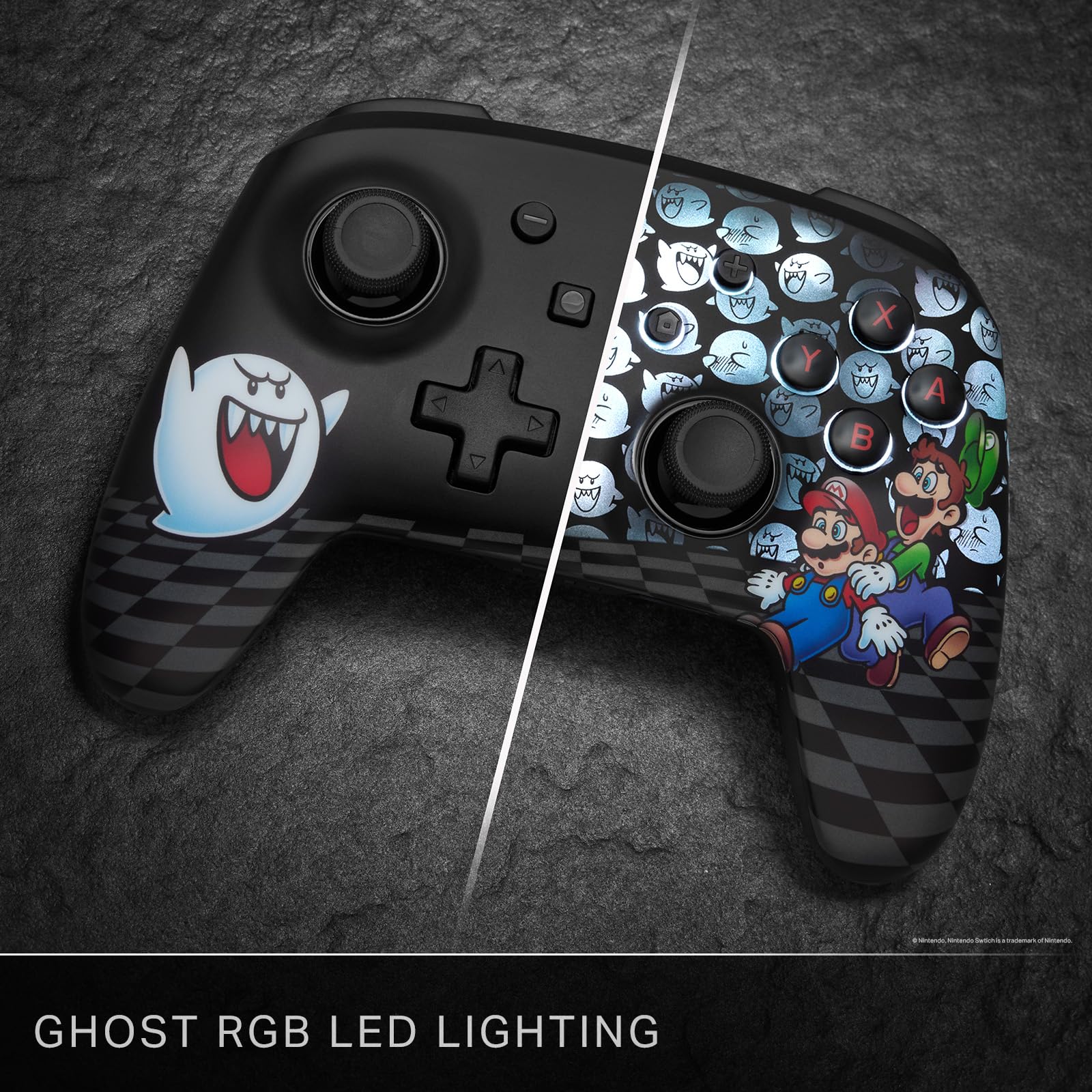 PowerA Enhanced Wireless Controller for Nintendo Switch with Lumectra - Peek-A-Boo