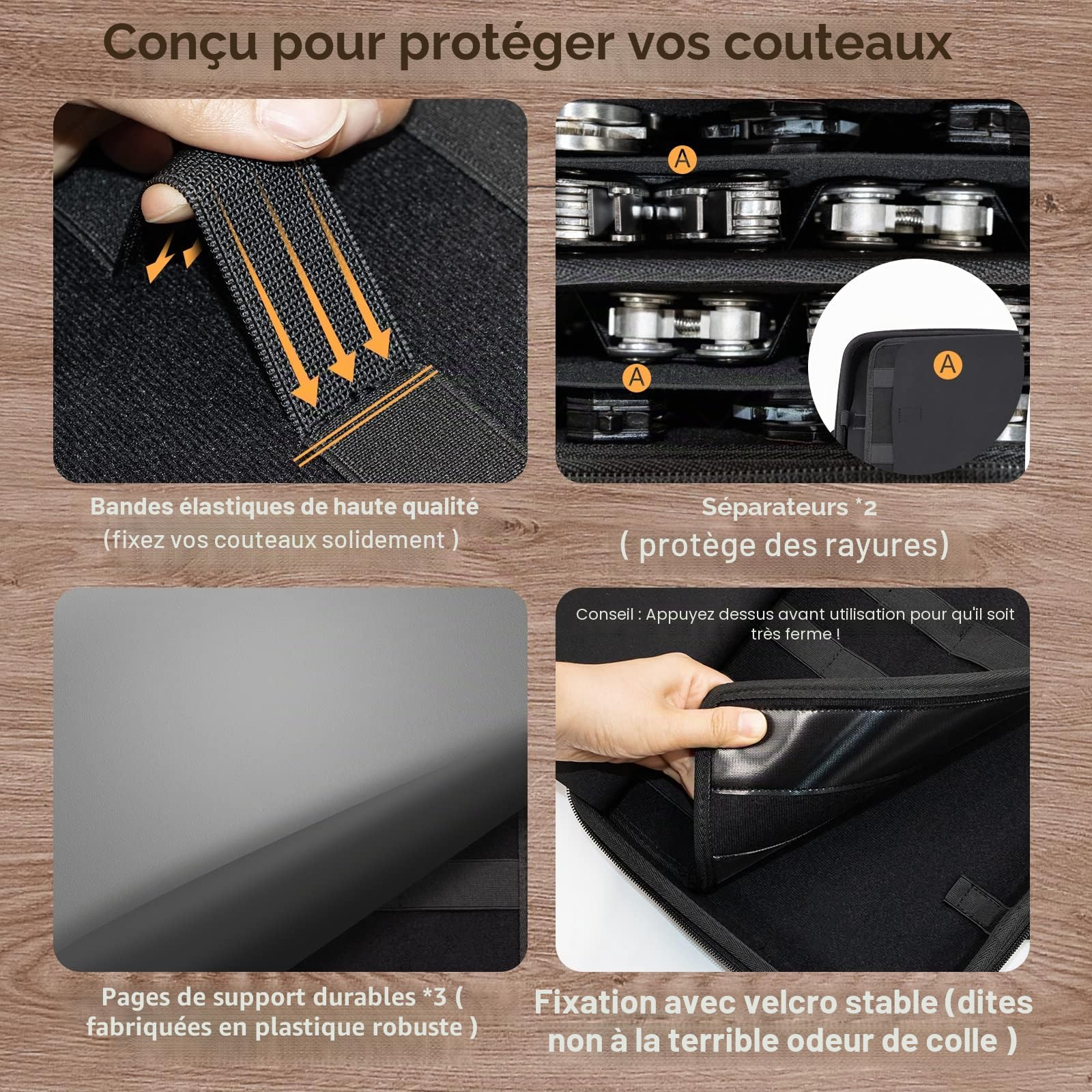 BRANTMAKER Malette à couteaux Collection GC-1005