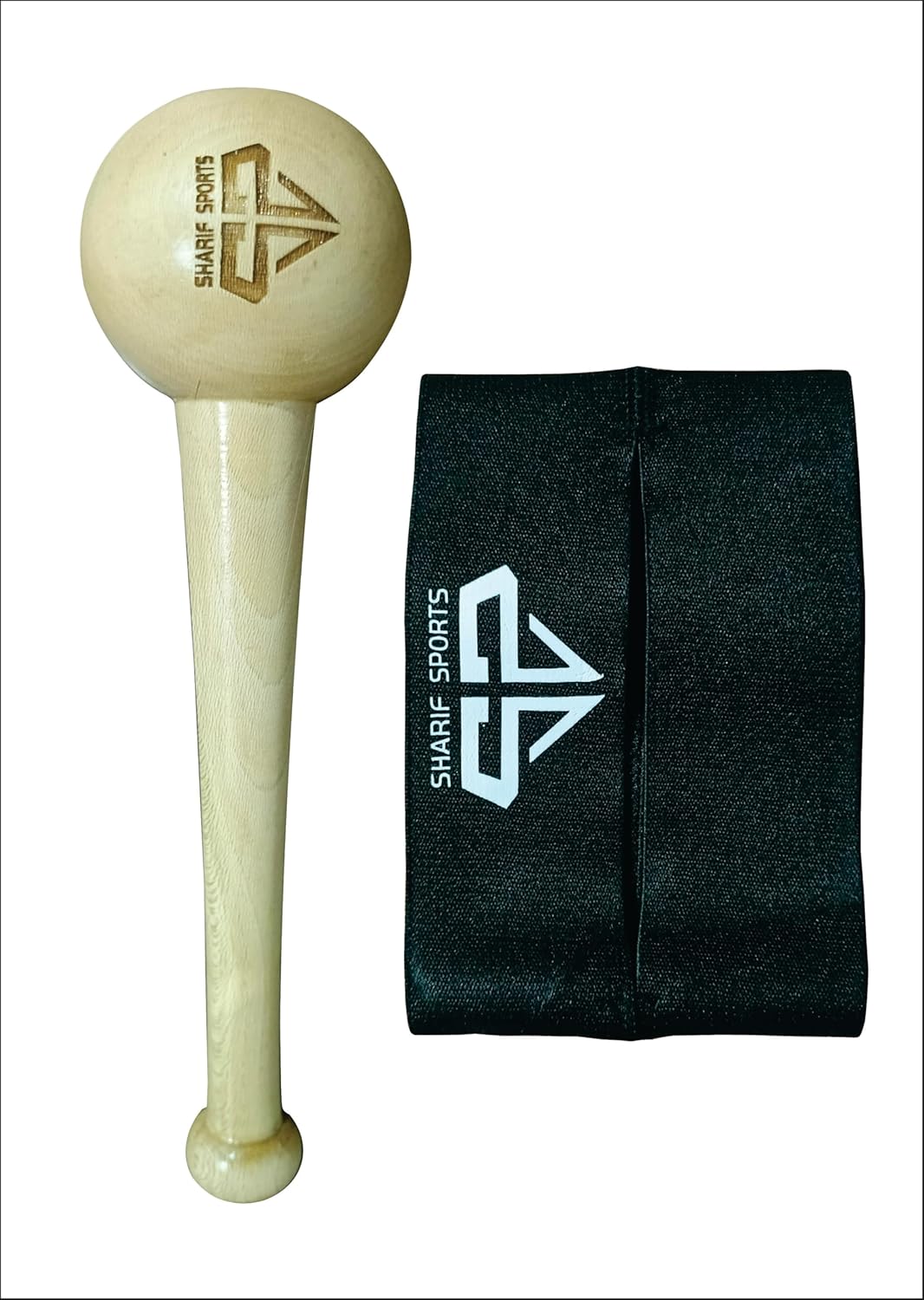 Baseball Glove Mallet Single One-Piece (No Joint), Maple Hardwood Mallets Made for Ball Gloves to Shaping, Softening, and With Free Gloves Wrap Create The Perfect Pocket Best Kitt for Mitts