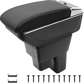 Car Armrest Box Compatible With Honda Fit Jazz 2009-2013