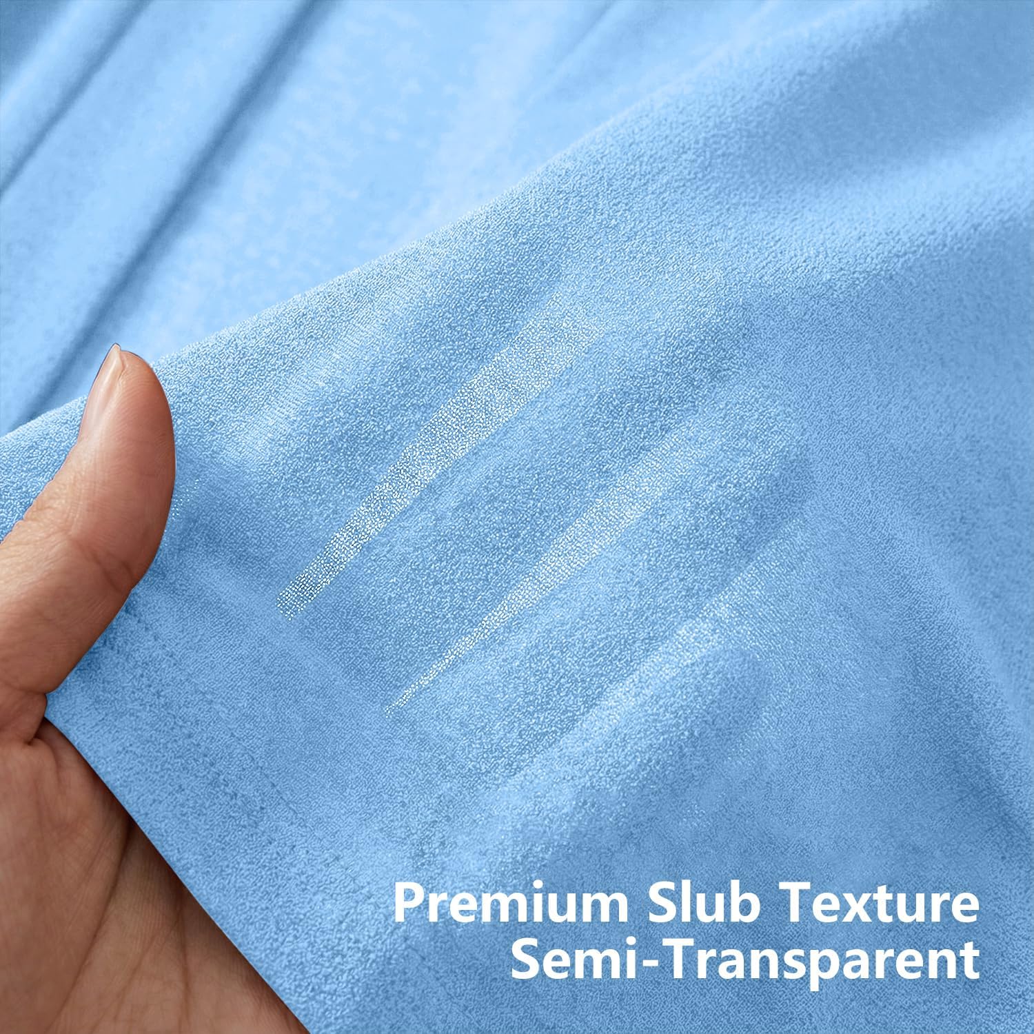 Womens Summer Loose Fit Lightweight Cardigan 3/4 Sleeve Open Front Sheer Cover Ups Hight Low Hem with Pockets - Image 3