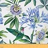 Aquarell Blumen Stoff von The YardNiedlicher Kolibri Wild Animal StoffBlumenblätter wasserdichter Stoff92x150