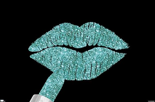 Miniatura 1 de Trends International Tina Lavoie - Aqua Glitter Lipstick Wall Poster