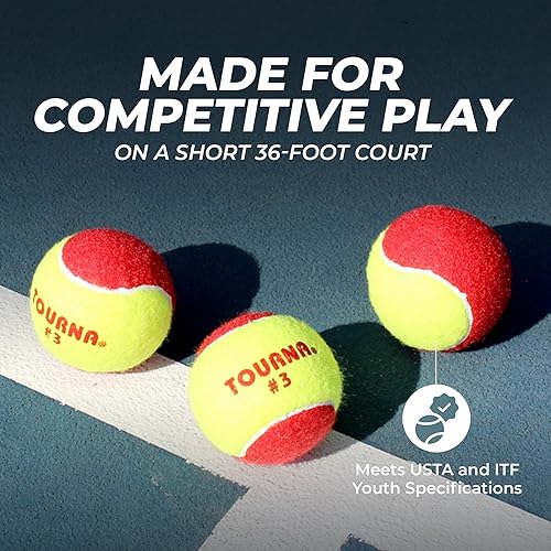 Miniatura 3 de Tourna - Pelota de tenis de baja compresión etapa 3