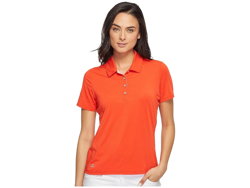 

adidas Golf Essentials Short Sleeve Polo (Core Red) Women's Short Sleeve Pullover