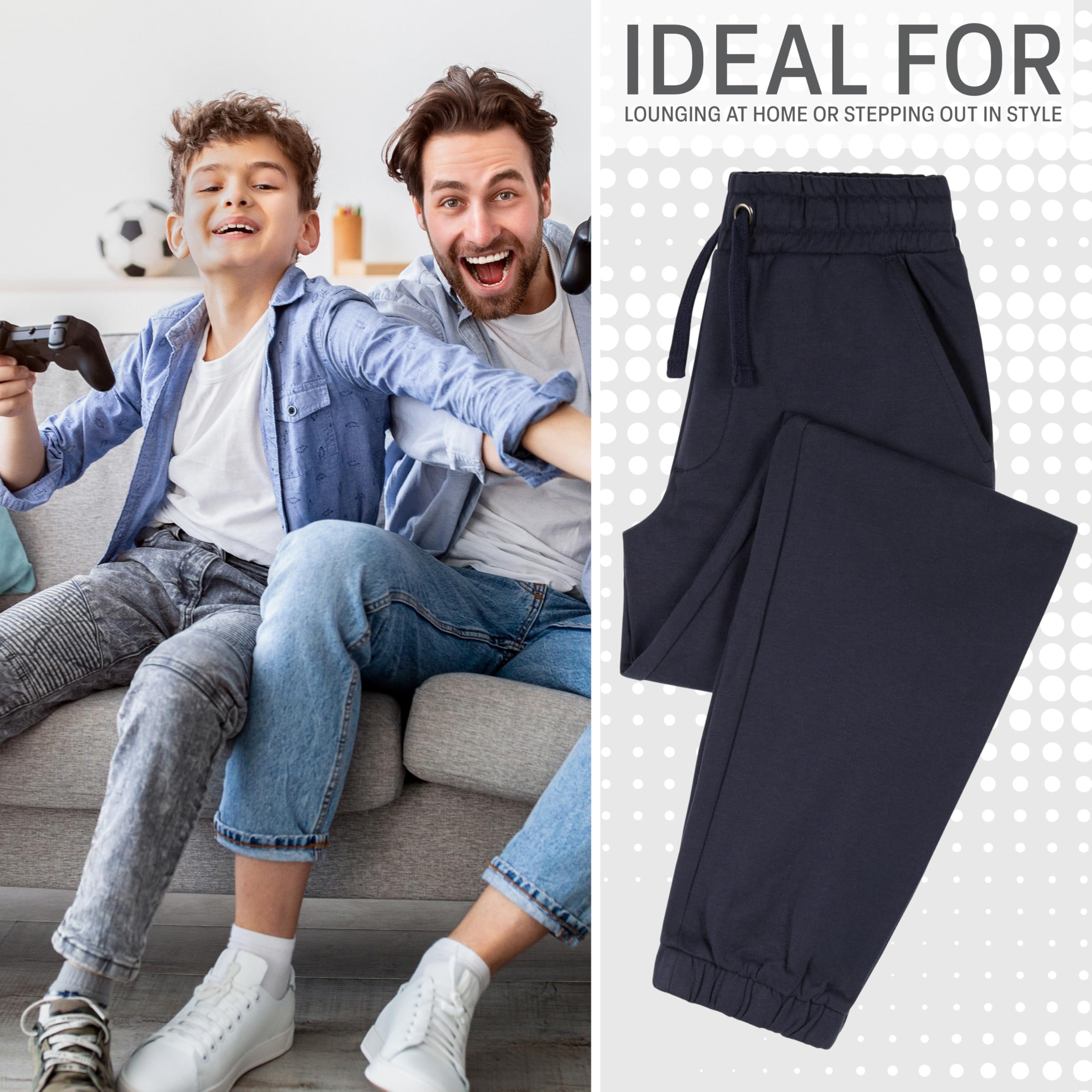 Pantalón Invierno Niño Casual CityComfort 4 Bolsillos Cintura Cordón