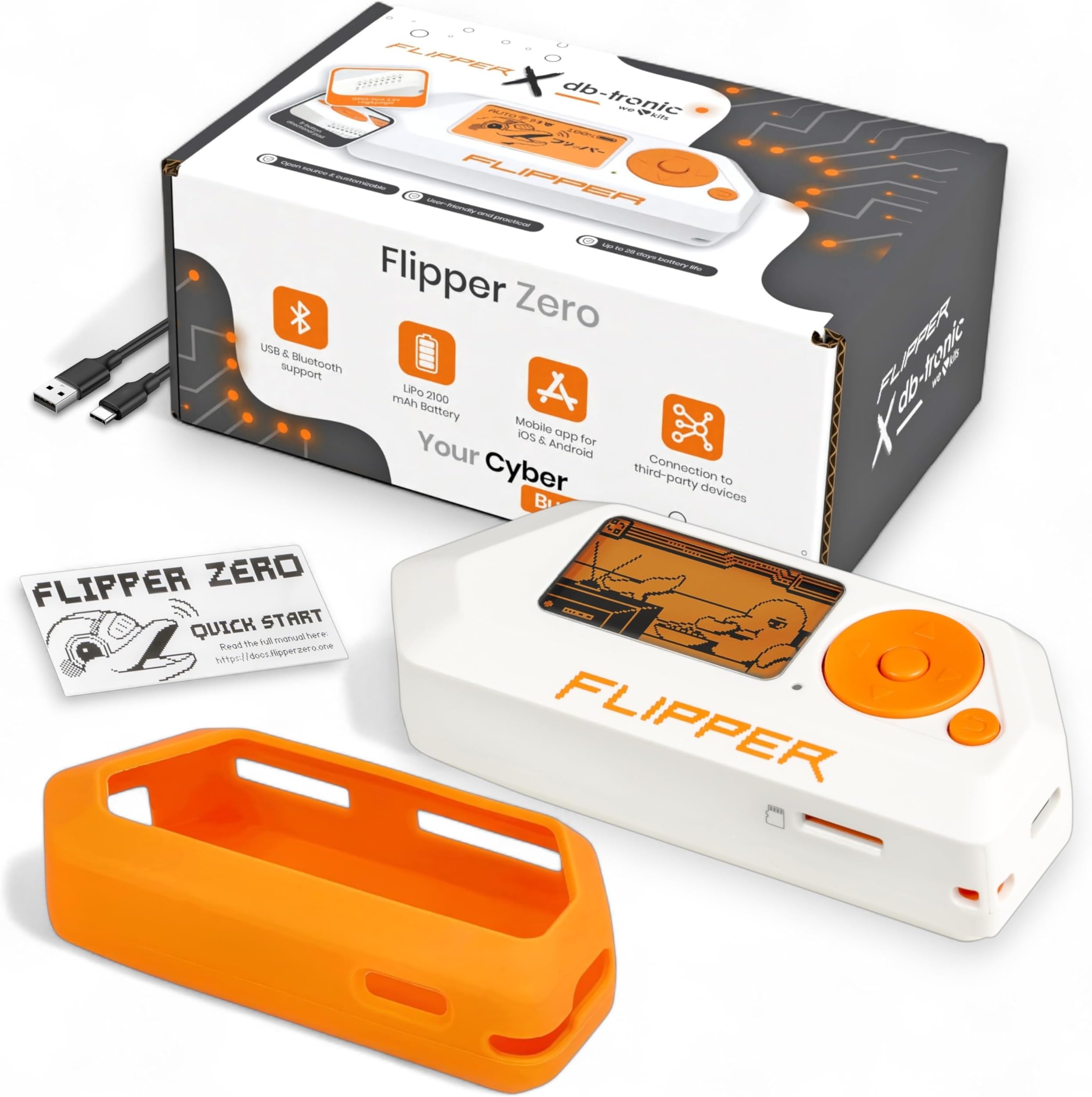 Flipper Zero Starter Set | Flipper Device | Silicone Case