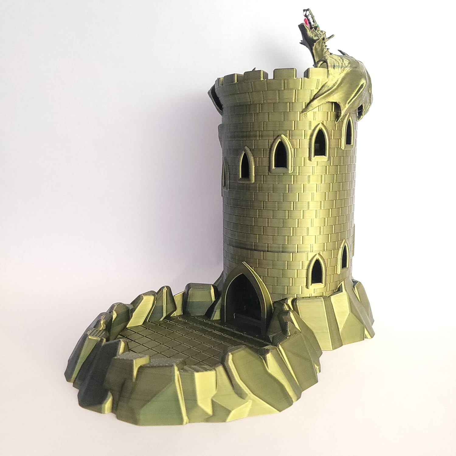 Holographic Dice Roller Tower for Dungeons and Dragons D&D Tabletop Game RPG Game