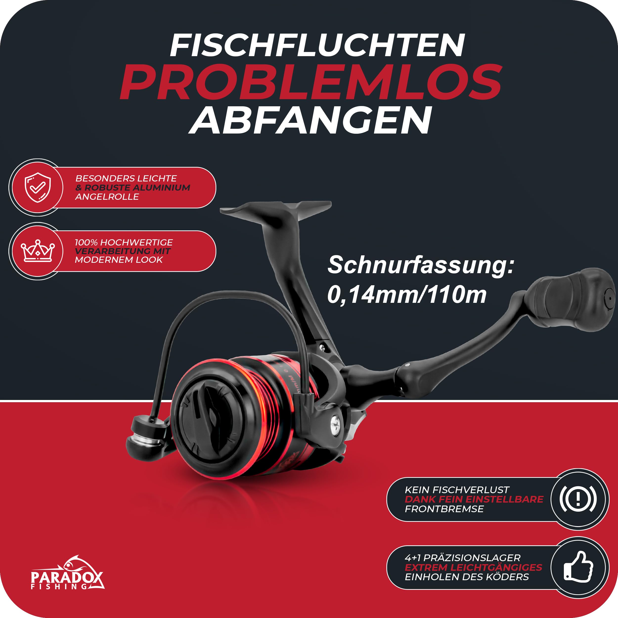 Paradox Fishing UL-Ruten Set I Trout Series X I 1,85m Wg. 1,2g-4g I Spoon Rute Forellenrute Ultralight Rute – UL Rute
