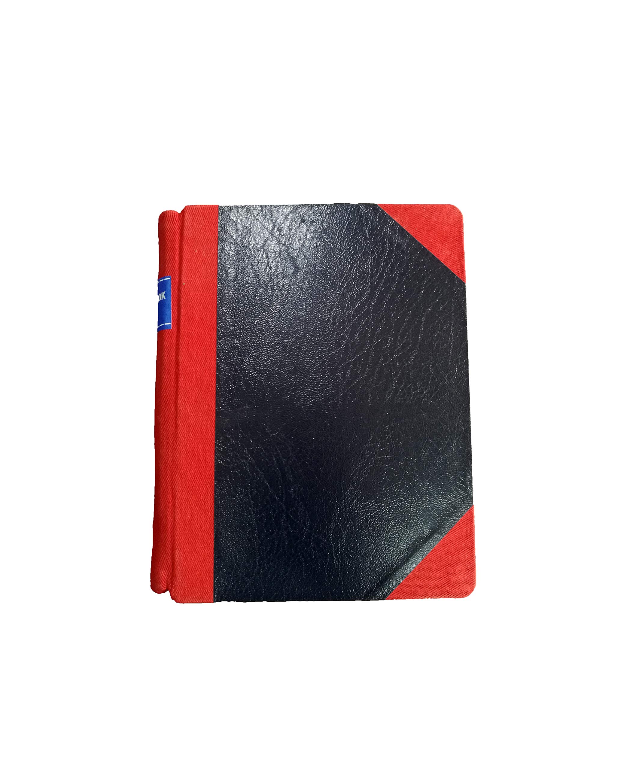 LRS Half Index Account Book Short Handy Size - Copy Size - 21x17 CM - 80 GSM Paper - Red Half Canvas PVC Binding (500 Page) 1