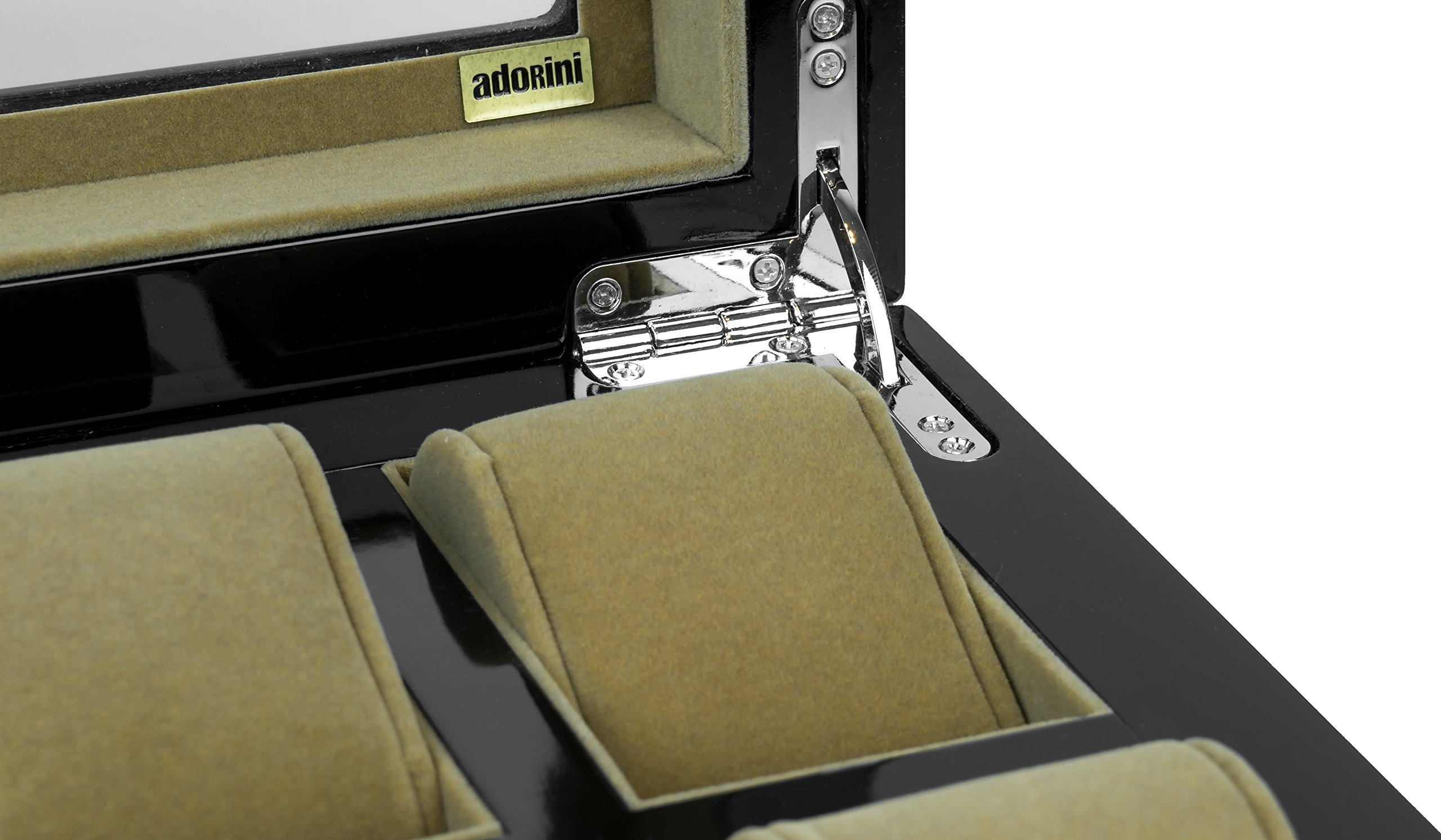 adorini Watch Box Deluxe - Display Case for 8 Watches