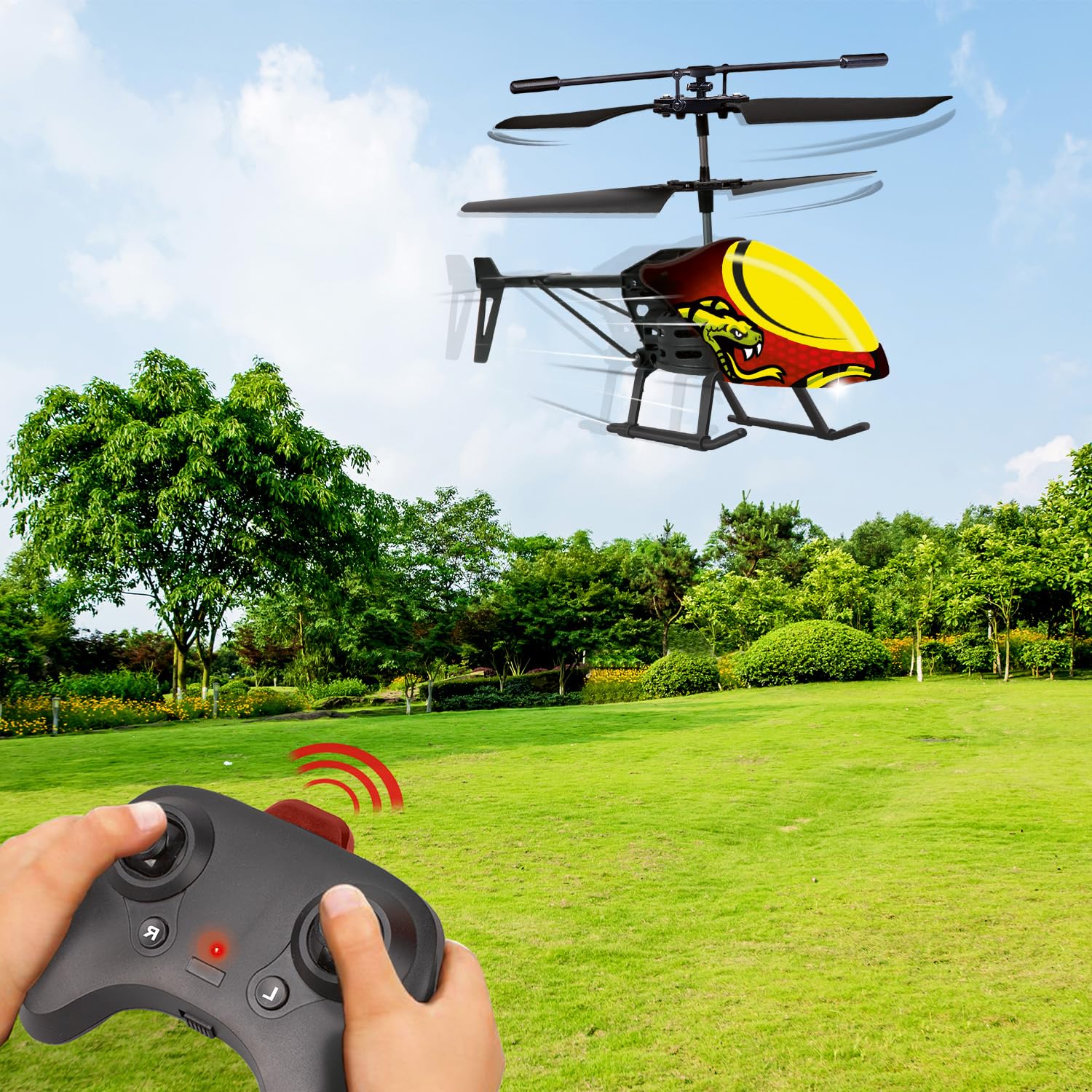 Xtrem Raiders - RC Helicopter King Cobra | Remote Control Helicopter 2,5 Channel | Indoor RC | Boys Toys Age 8 | Gifts For Children 8 Years Old - Image 4