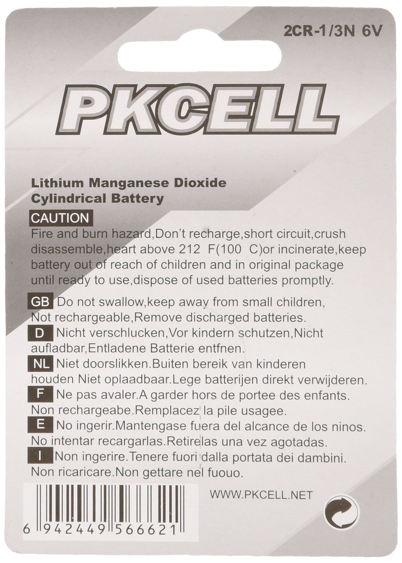 BlueDot Trading Retail Pack 2CR1/3N Lithium Cell Battery 6V for Dog Collars, Cameras, Calculators, Flash Equipment, Game Controllers, and More, 12 Packs