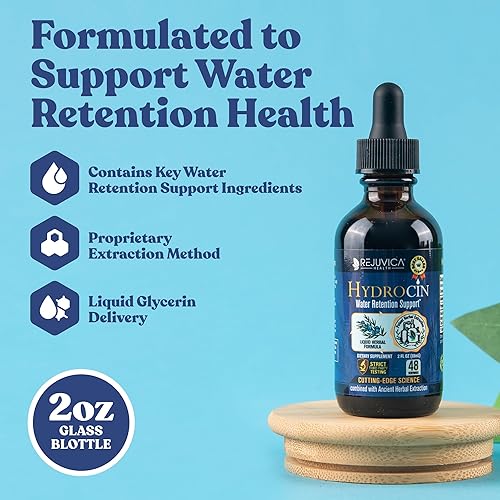 Miniatura 7 de Rejuvica Health Hydrocin - Suplemento diurético avanzado de soporte de retención de agua - Entrega de líquidos para una mejor absorción - Diente de