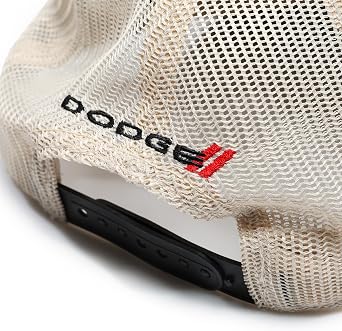 Dodge Scat Pack Snapback Hat Garment Washed Black Twill with Soft mesh
