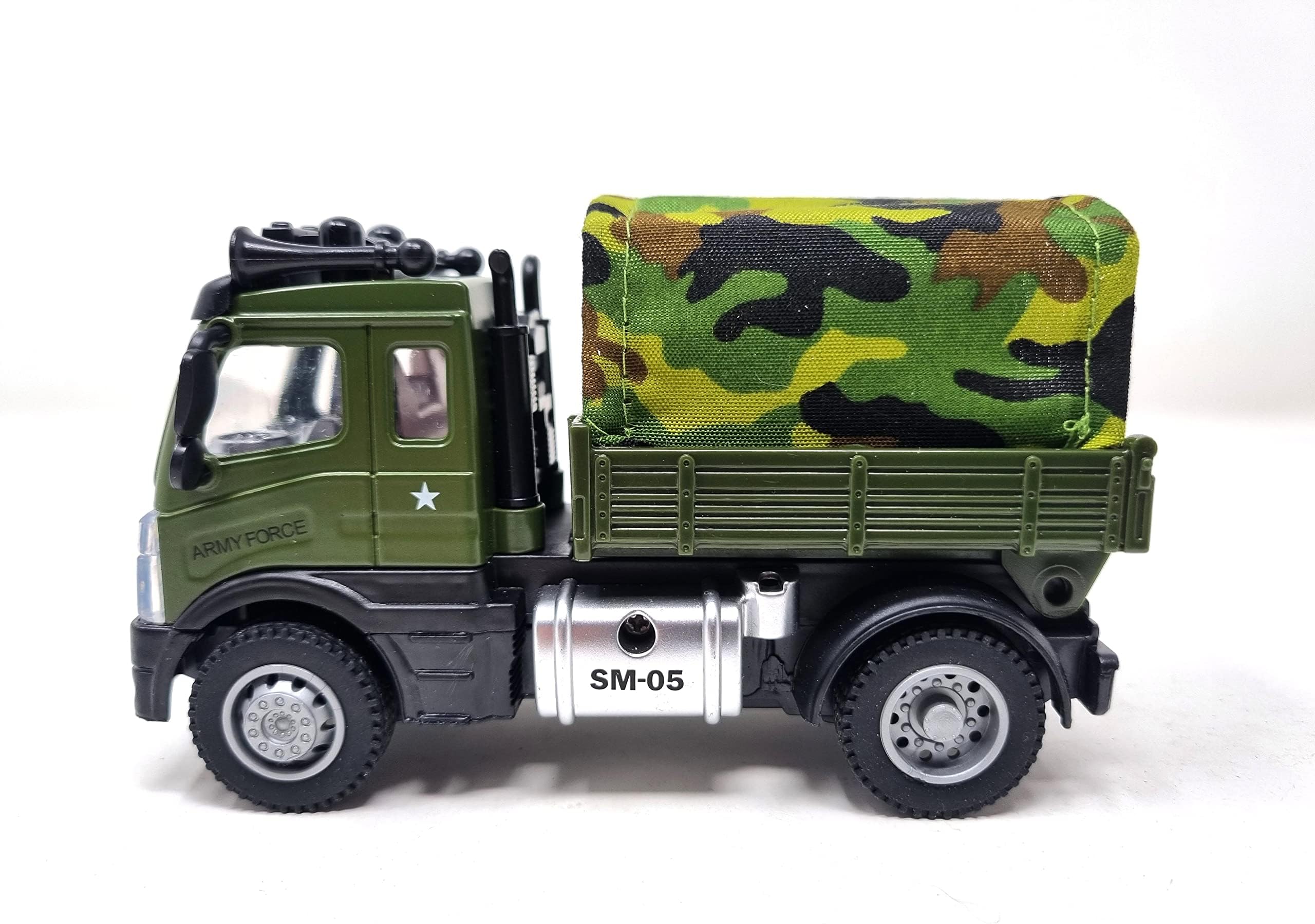 GT-8151 Military Truck. Metal and plastic vehicle, toy for children and collectors.