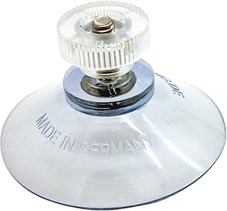 10 Viti A Ventosa M8 X 13 Mm Per Piani In Vetro – Diametro Base 35 Mm, Trasparenti - 3