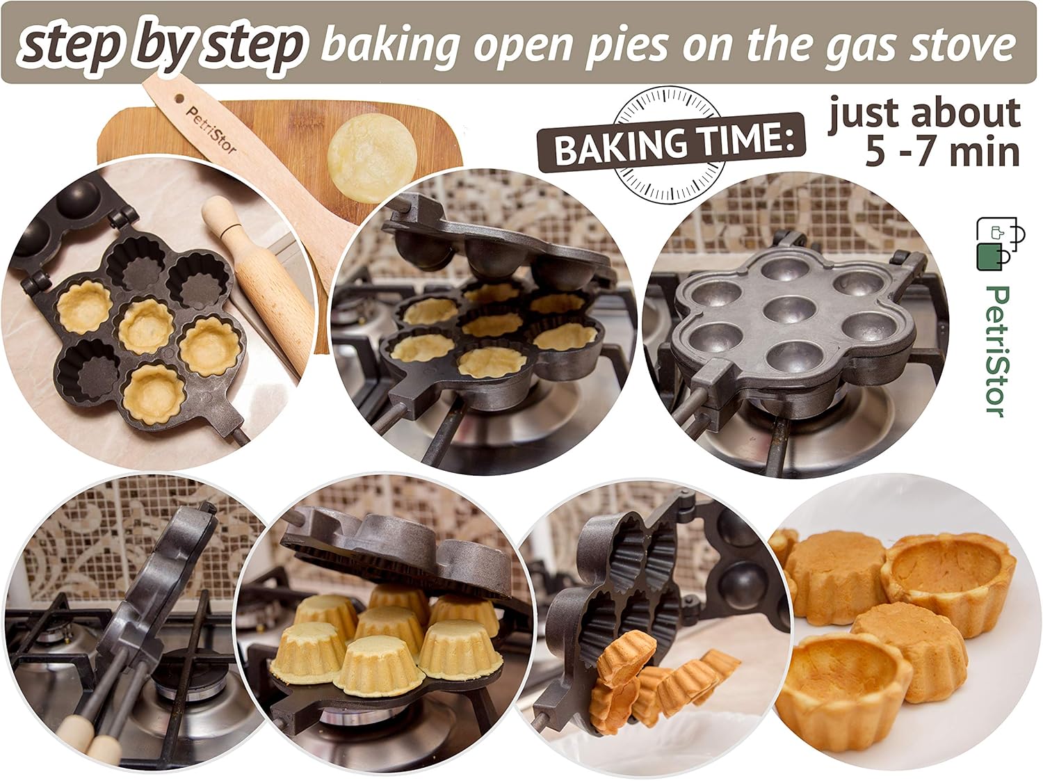 Mini Muffins Open Pies Cookie Maker Non-stick Cookies Pastry