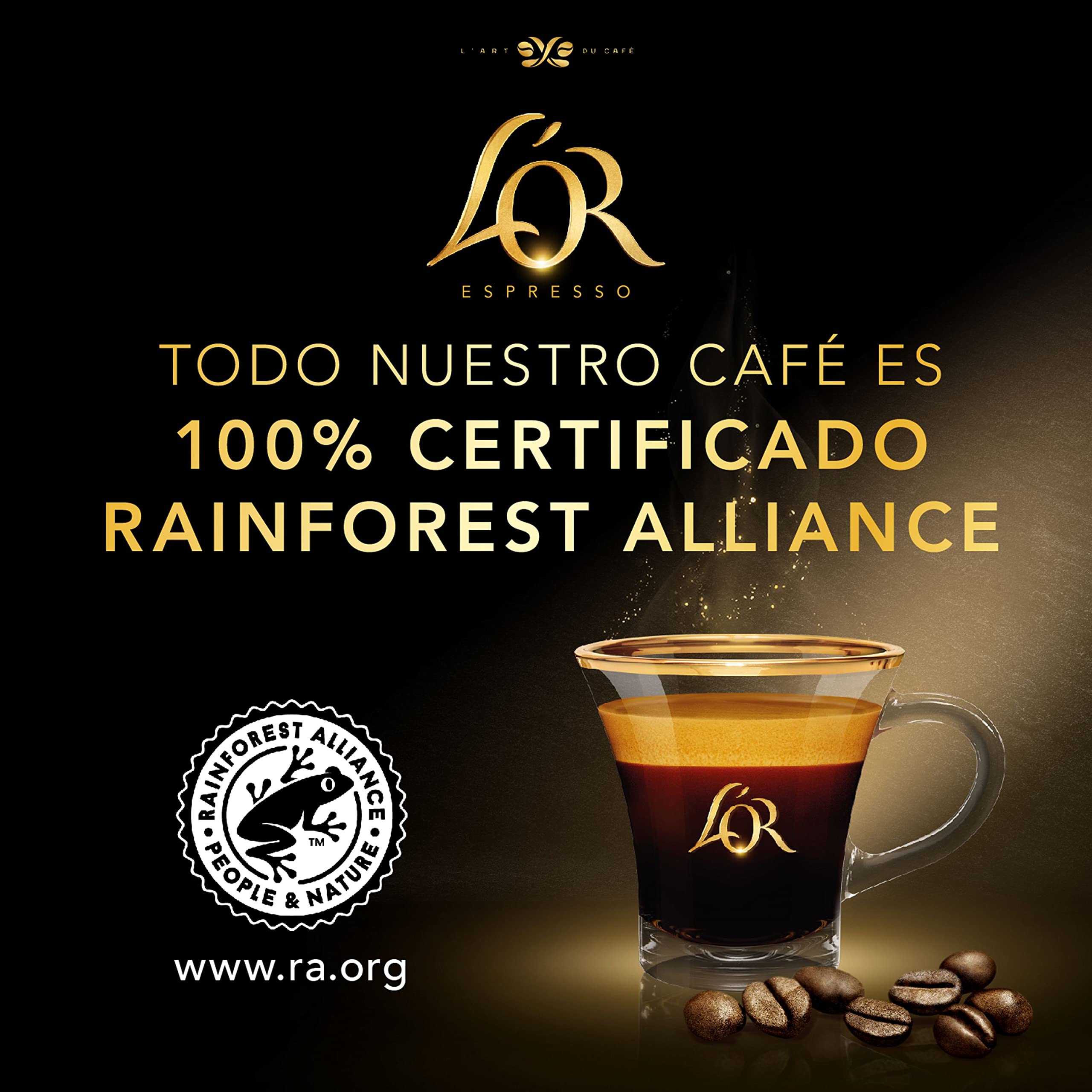 L'OR Café Grano Colombia 100% Arábica Intensidad 8 500g