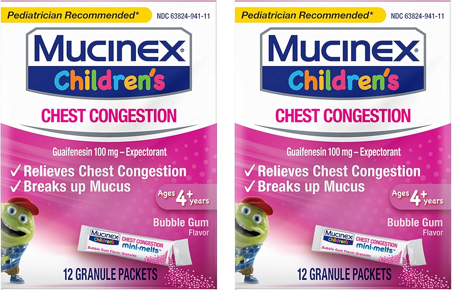 Mucinex Children's Chest Congestion Expectorant MiniMelts