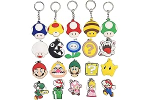 Mario Bros Character Keychains (20 Pack)