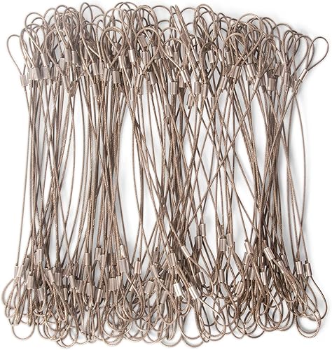 Miniatura 2 de Correas de cable de 14" (paquete de 100) - Resistentes, ajustables, premontadas, resistentes a manipulaciones - Adaptadores seguros para pantalla de