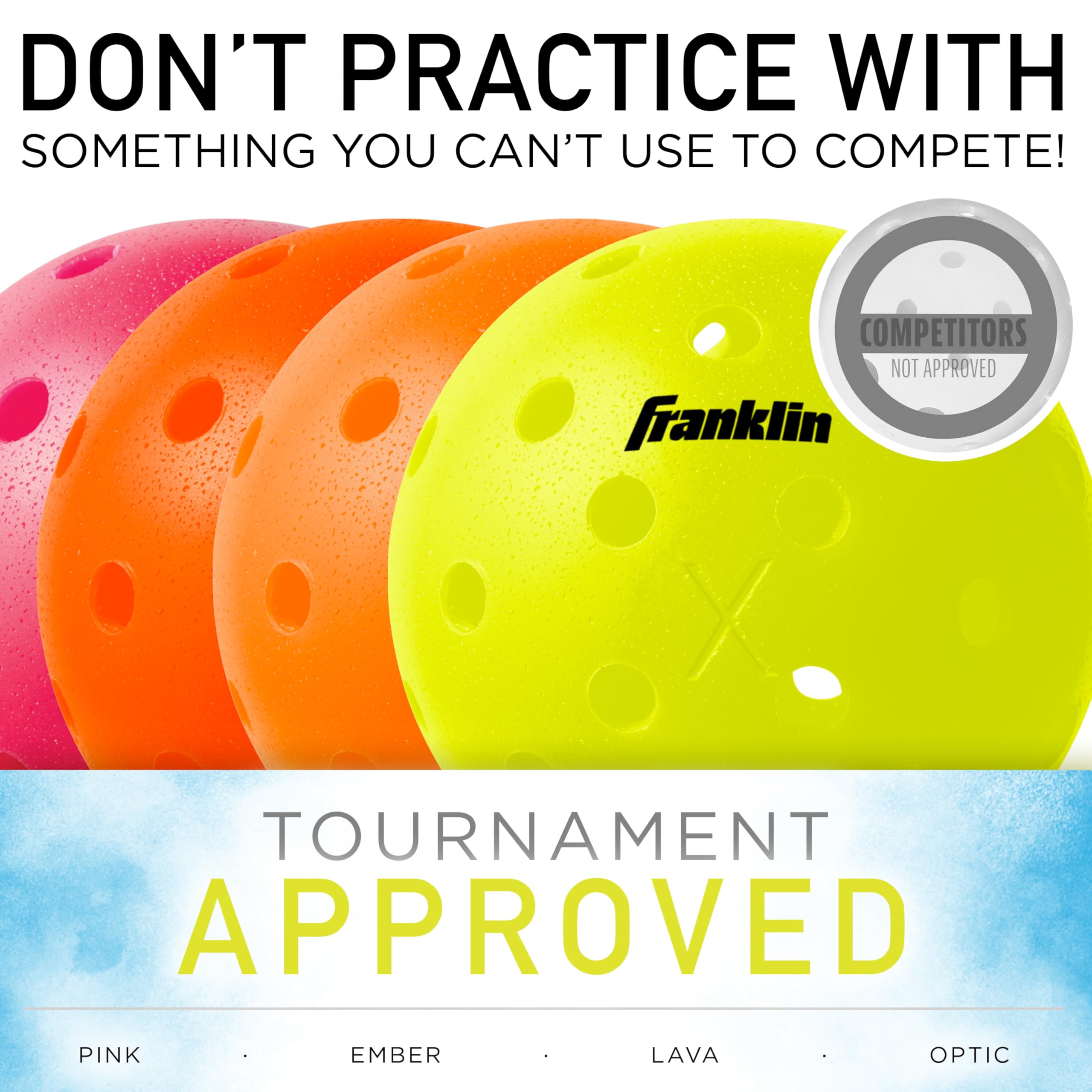 Franklin Pickleball Netz in halber Court-Größe