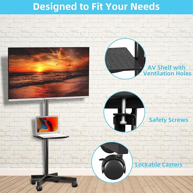 Soporte móvil para TV XINLEI 13-60" miniatura 5