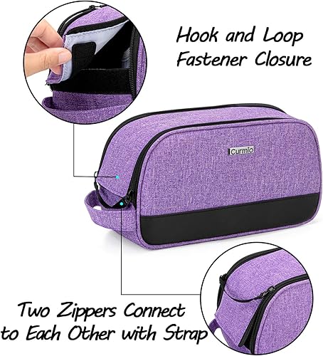Vista 3 de CURMIO Bolsa de transporte de viaje compatible con la máquina CPAP AirMini ResMed, Púrpura, Viajes
