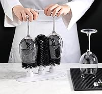 Vista 7 de New Star Foodservice - Lavadora de vasos con tres cepillos, base con ventosa (54484)