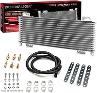 Vista 1 de PACEWALKER Enfriador de aceite de transmisión 40,000 GVW caída de presión baja LPD47391 47391 con hardware de montaje