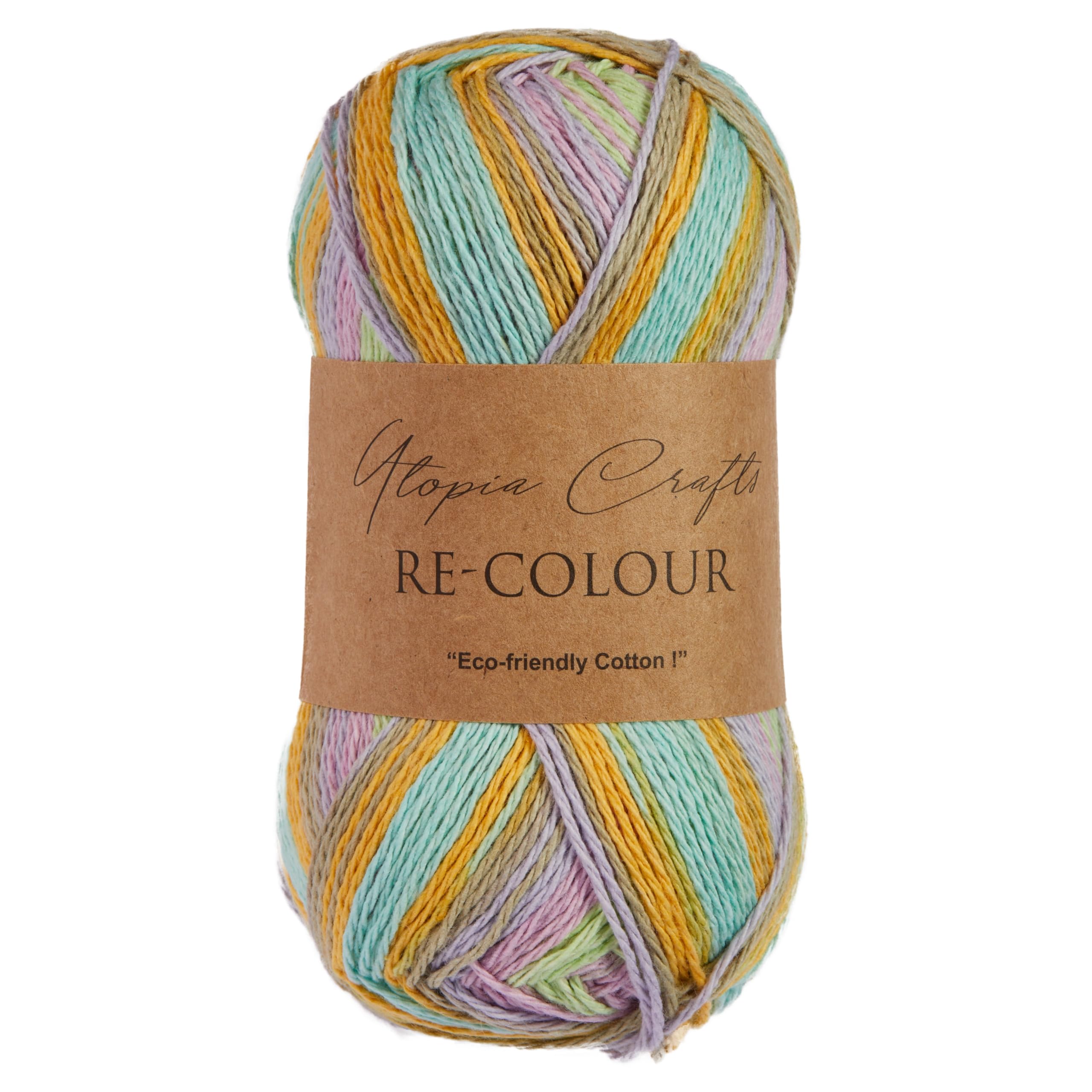 Utopia Crafts Re-Colour Knitting & Crochet Yarn 100g (Fresh Blooms)