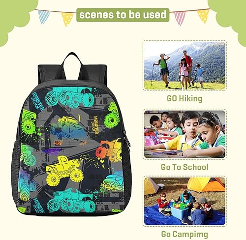 Miniatura 3 de Mochila de dinosaurio para niños pequeños, mini mochila impermeable para niños y niñas, color 02, Pequeño